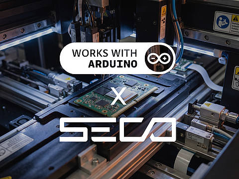 SECO's SOM-SMARC-Dragonwing-IQ8 to bridge Arduino prototyping