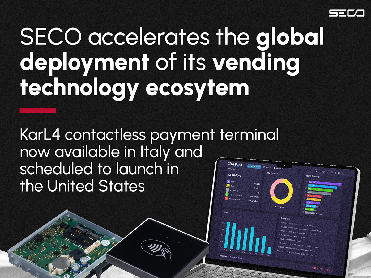 SECO: SECO accelerates the global deployment of its vending technology ...